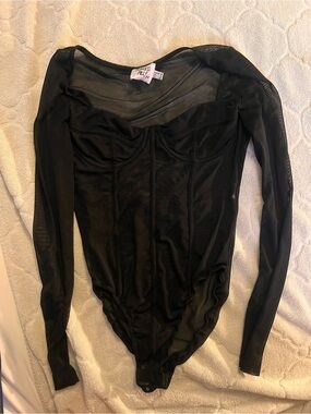 Princess Polly Leonie Bodysuit - Black